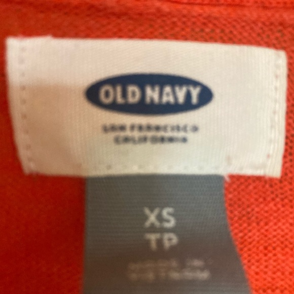 Old navy orange cardigan - Picture 2 of 3